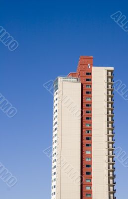 Condo Tower in Blue
