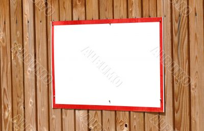 Blank sign