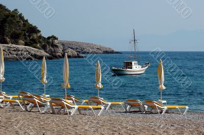 Empty beach