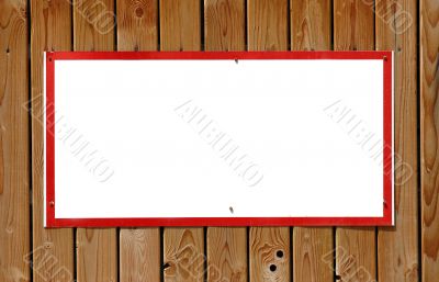Blank sign