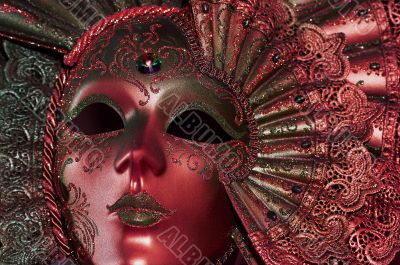 red mask