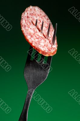 piece of smoked sausage