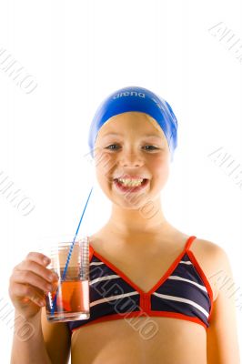 Young girl on the beach