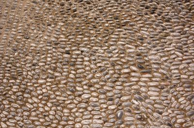 Pebble pavement