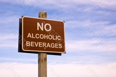 No alcoholic beverages