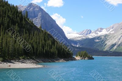 Lake in Canadian Rokies