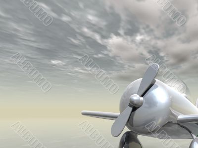 soaring plane