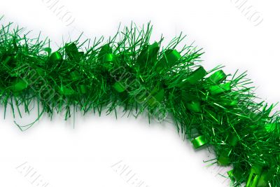 Green TInsel Christmas Decoration