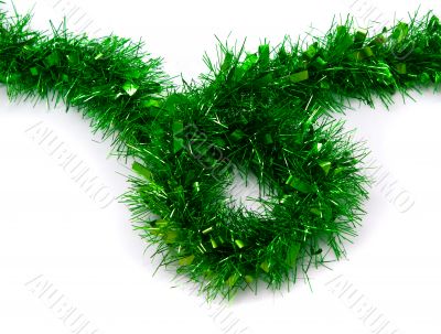 Green TInsel Christmas Decoration