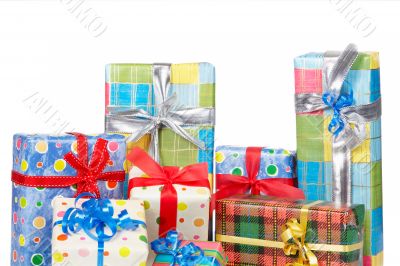 Detail of gift boxes