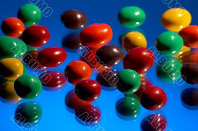 multi-coloured sweets