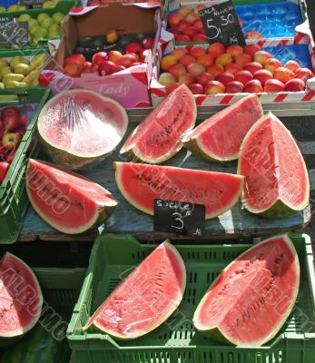 Market watermelon