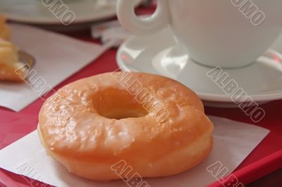Donut and coffee