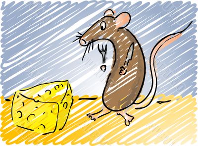 Mouse and cheese