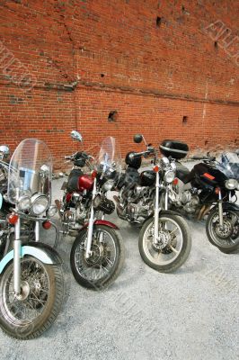 four motorcycles
