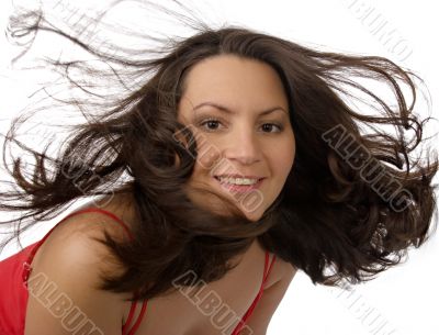 pretty woman with great hair
