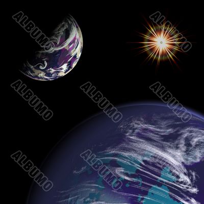 Planet & Sun