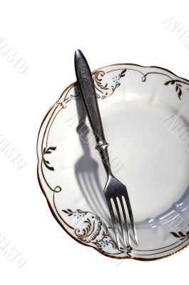 plate and fork