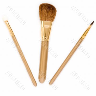 Three brushes