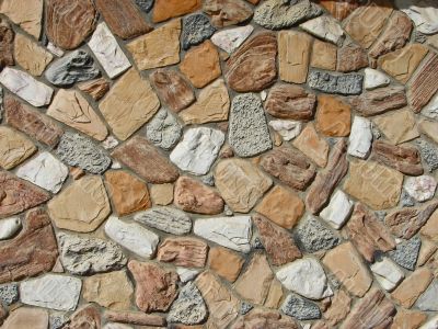 A rock wall