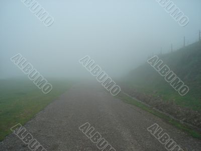 Road to a fog