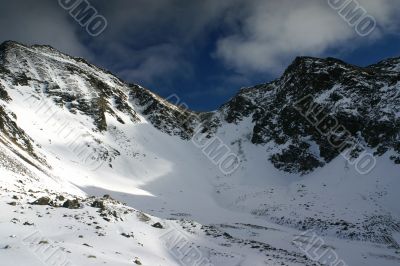 Snowy hills