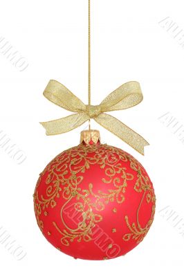 Christmas ball isolated / with clipping path