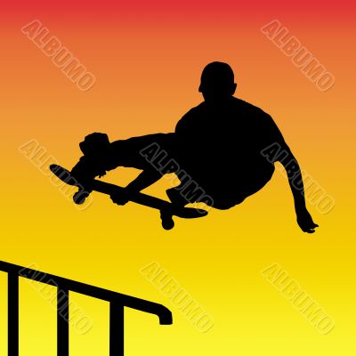 Skater silhouette