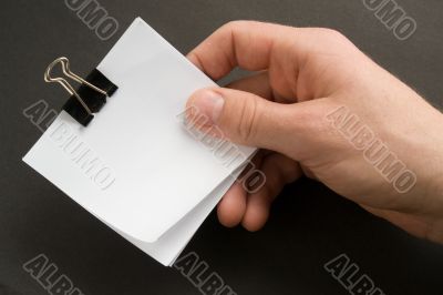 write note on it