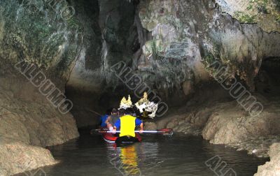 Caving with Canoe
