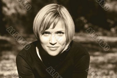 Woman in the park