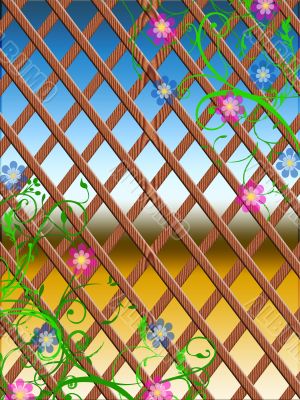 Vegetative background