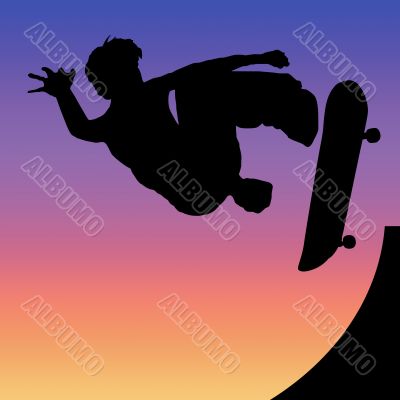 Sk8ter silhouette