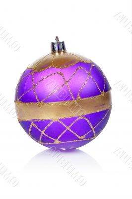 Blue Christmas ball