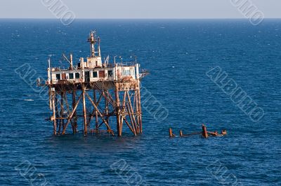 sunk ship