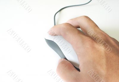 Hand Moving Mouse