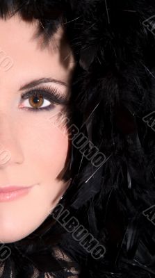 Feather girl