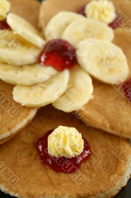 Butter And Jam Pancakes 2