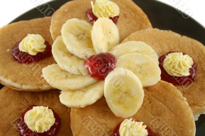Butter And Jam Pancakes 1