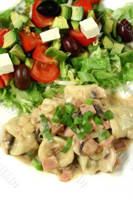 Tortellini With Carbonara Sauce