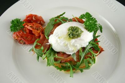 Poached Egg Pesto 1