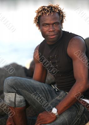 Portrait of young man