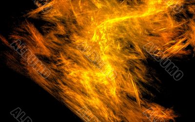 blonde flames