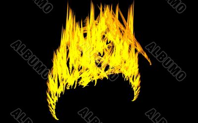 flame abstract