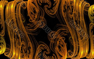 fiery golden blonde curls