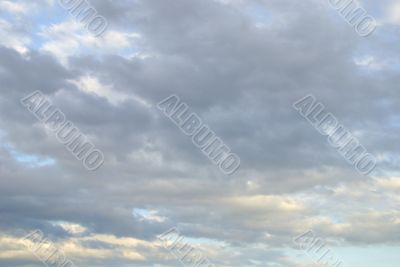 Sunset sky