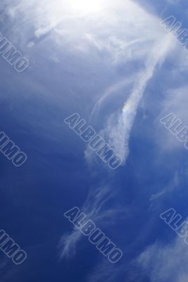 dark blue sky