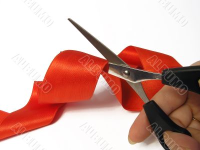 Cutting of a red tape