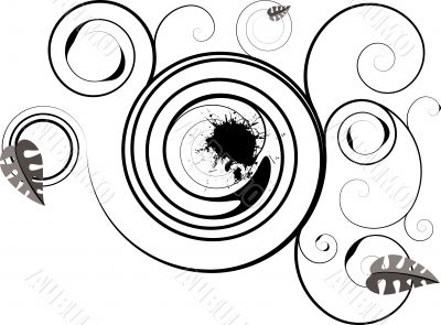 floral swirl