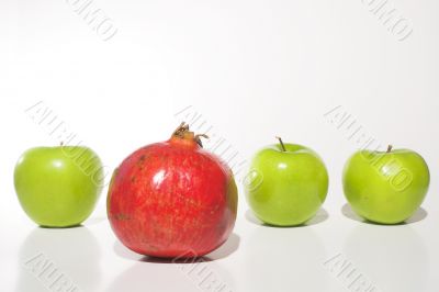 Apples and a Pomegranate